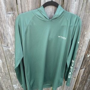 Columbia Long Sleeve Hoodie Shirt Small